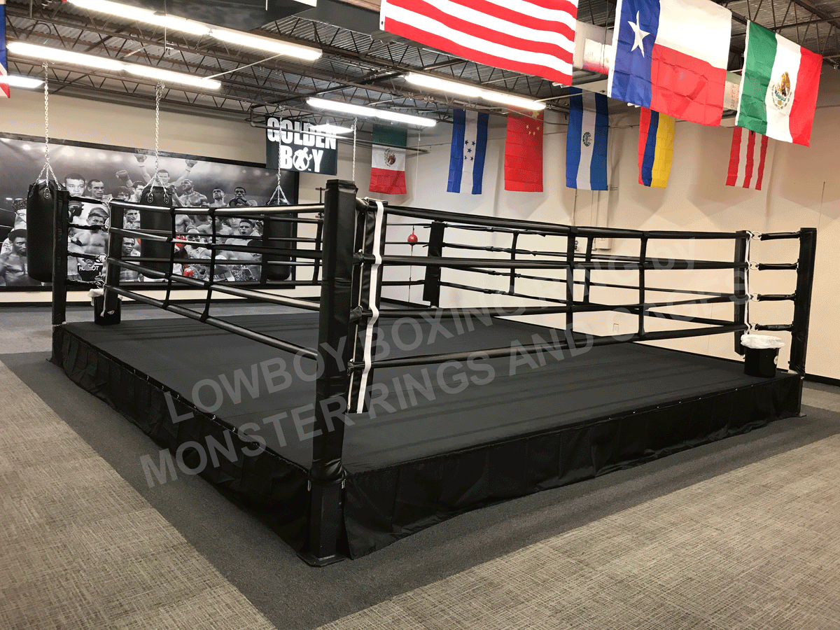inside boxing ring