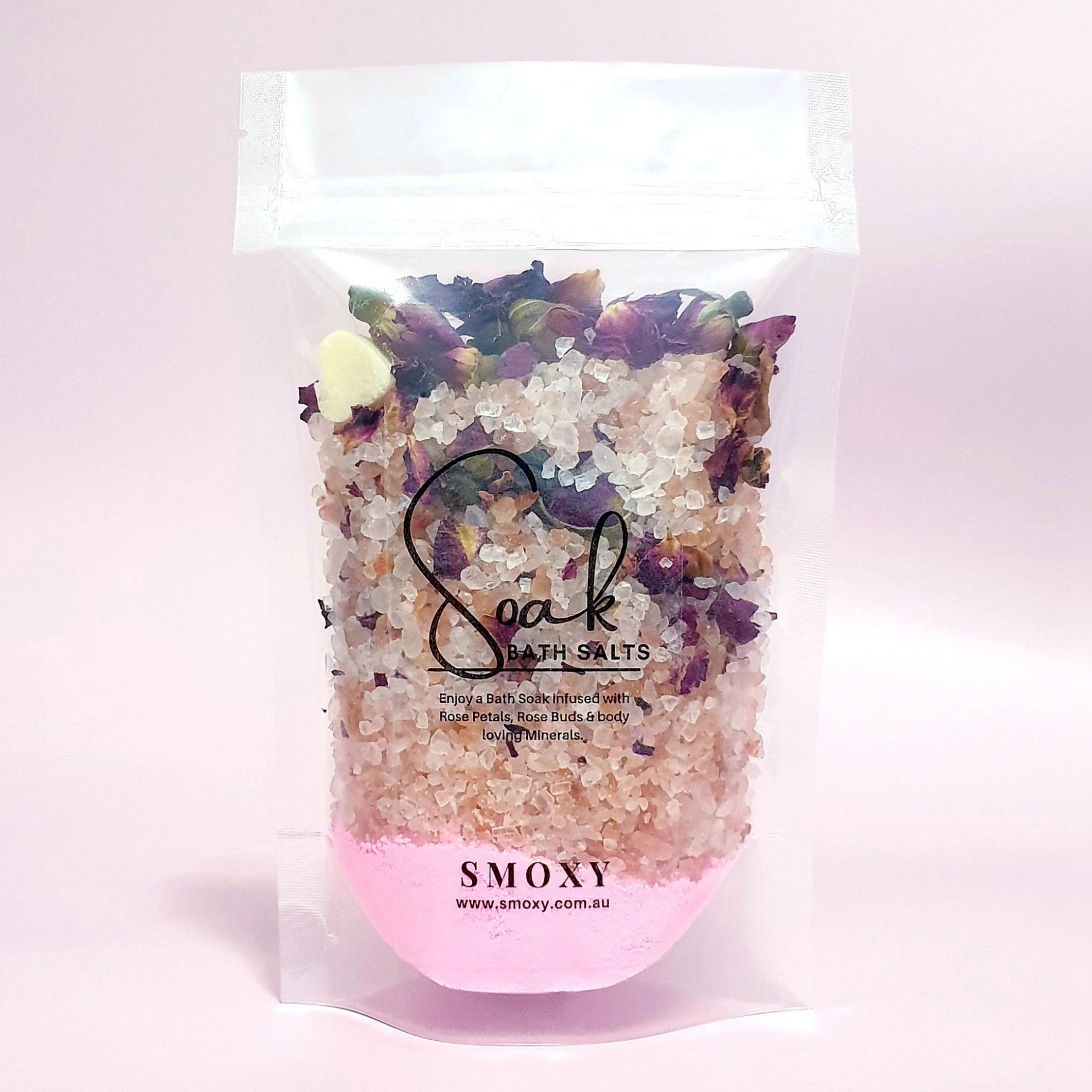 pink champagne bath salts