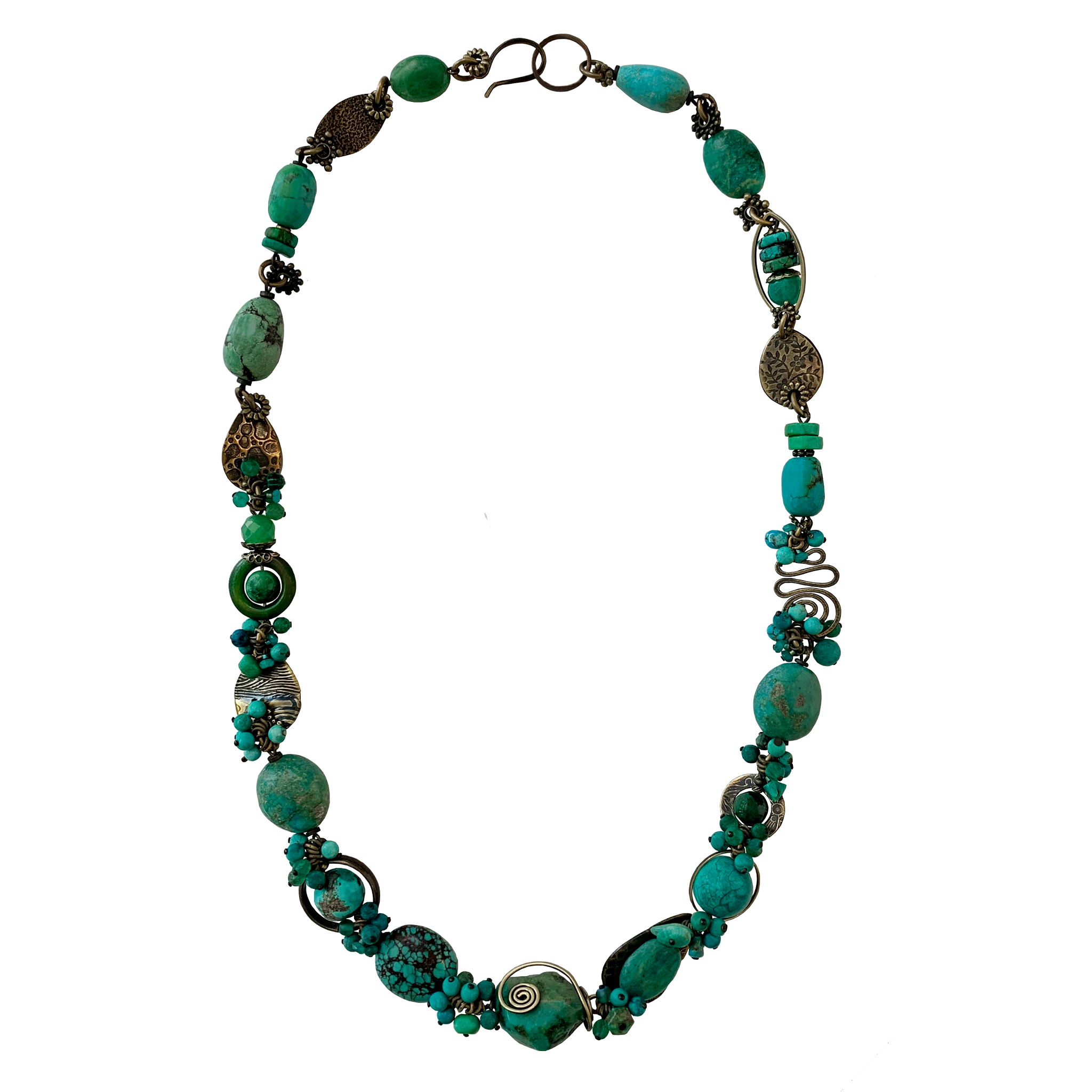 Turquoise Swirl Necklace