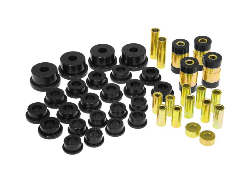 送料無料（北海道・沖縄県除く！） Prothane 13-301-BL Black Rear Upper and Lower Control Arm  Bushing Kit