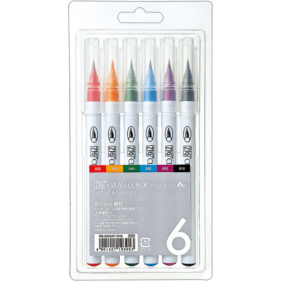 ZIG REAL BRUSH PEN SETS