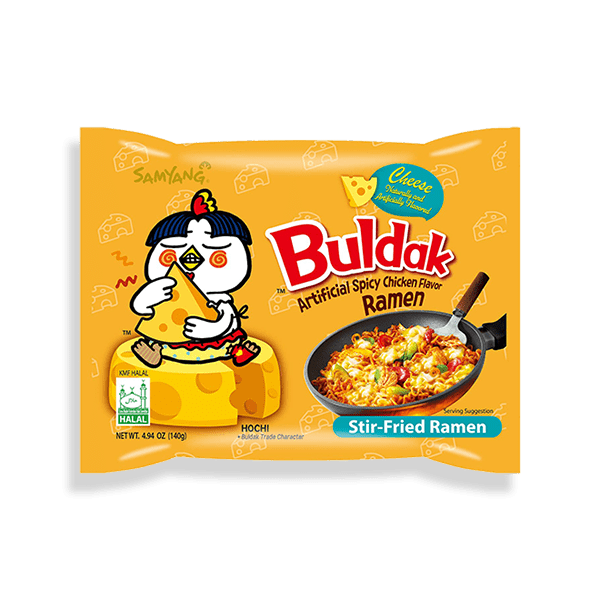 Buldak Spicy Chicken Cheese Ramen Noodles Exoticers