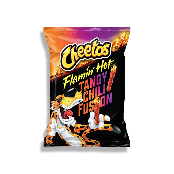 Cheetos Flamin Hot Tangy Chili Fusion Exoticers 