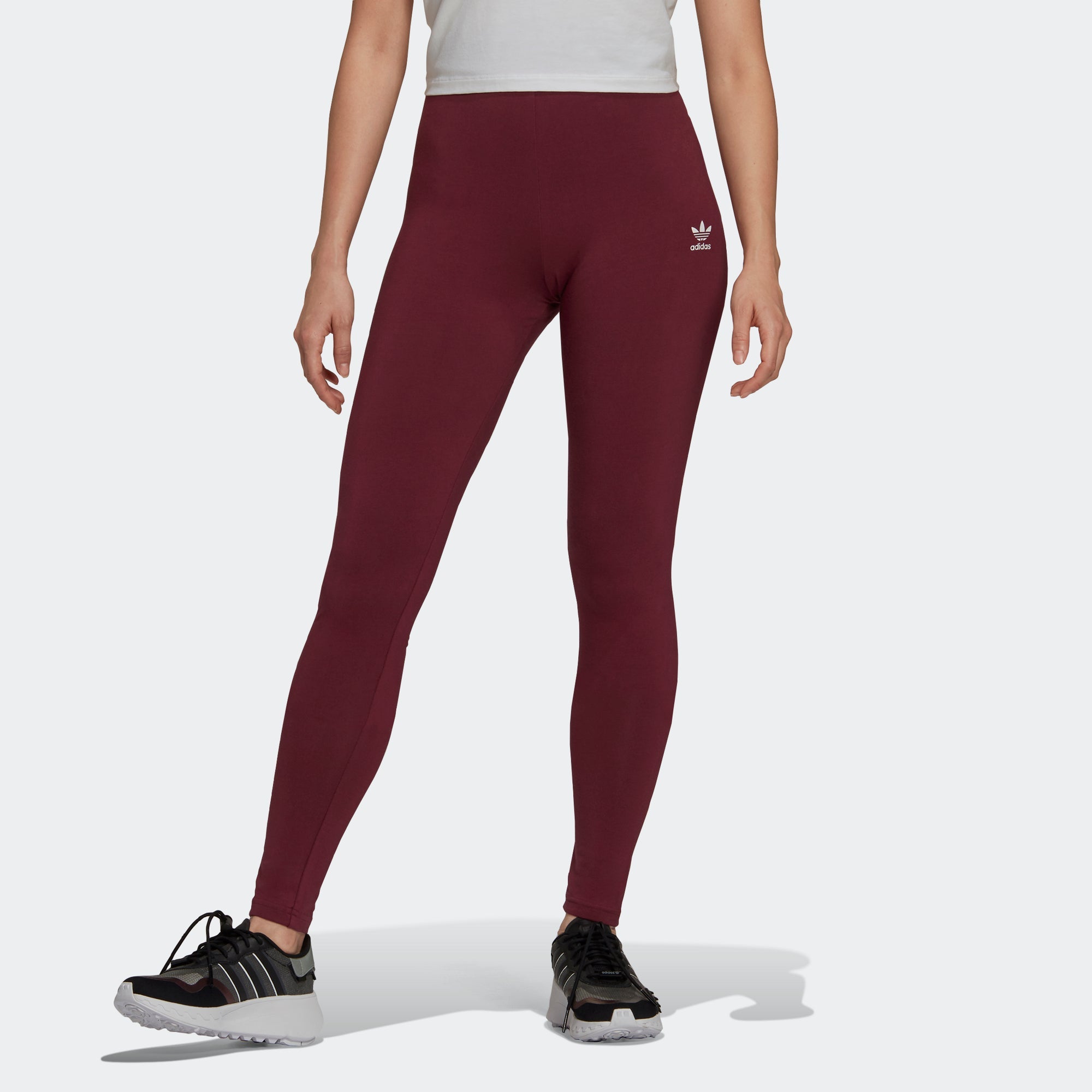 Martin Luther King Junior luego Abundancia Adidas - Women's Loungewear Tights Burgundy