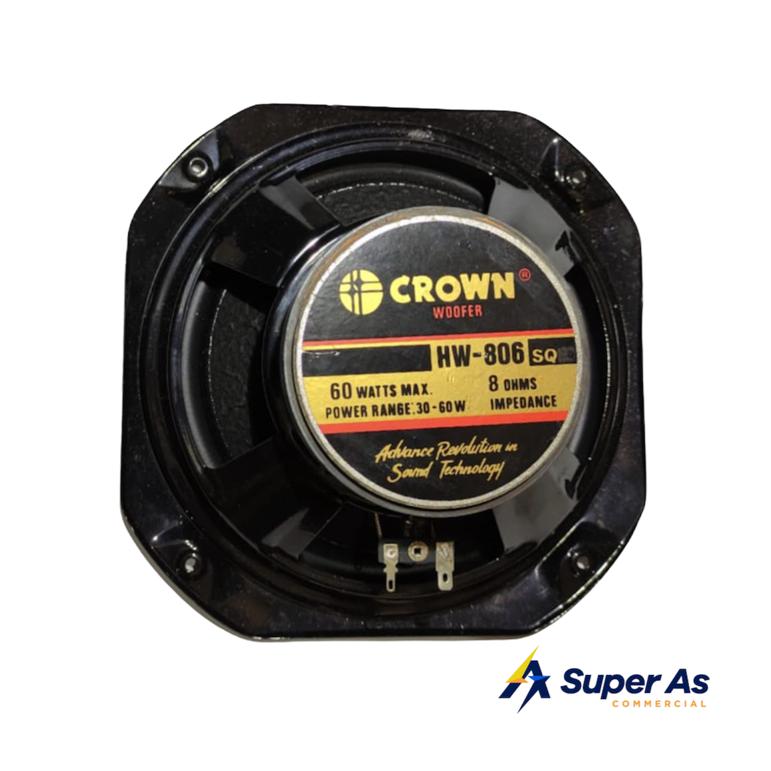 crown speaker 8 inch