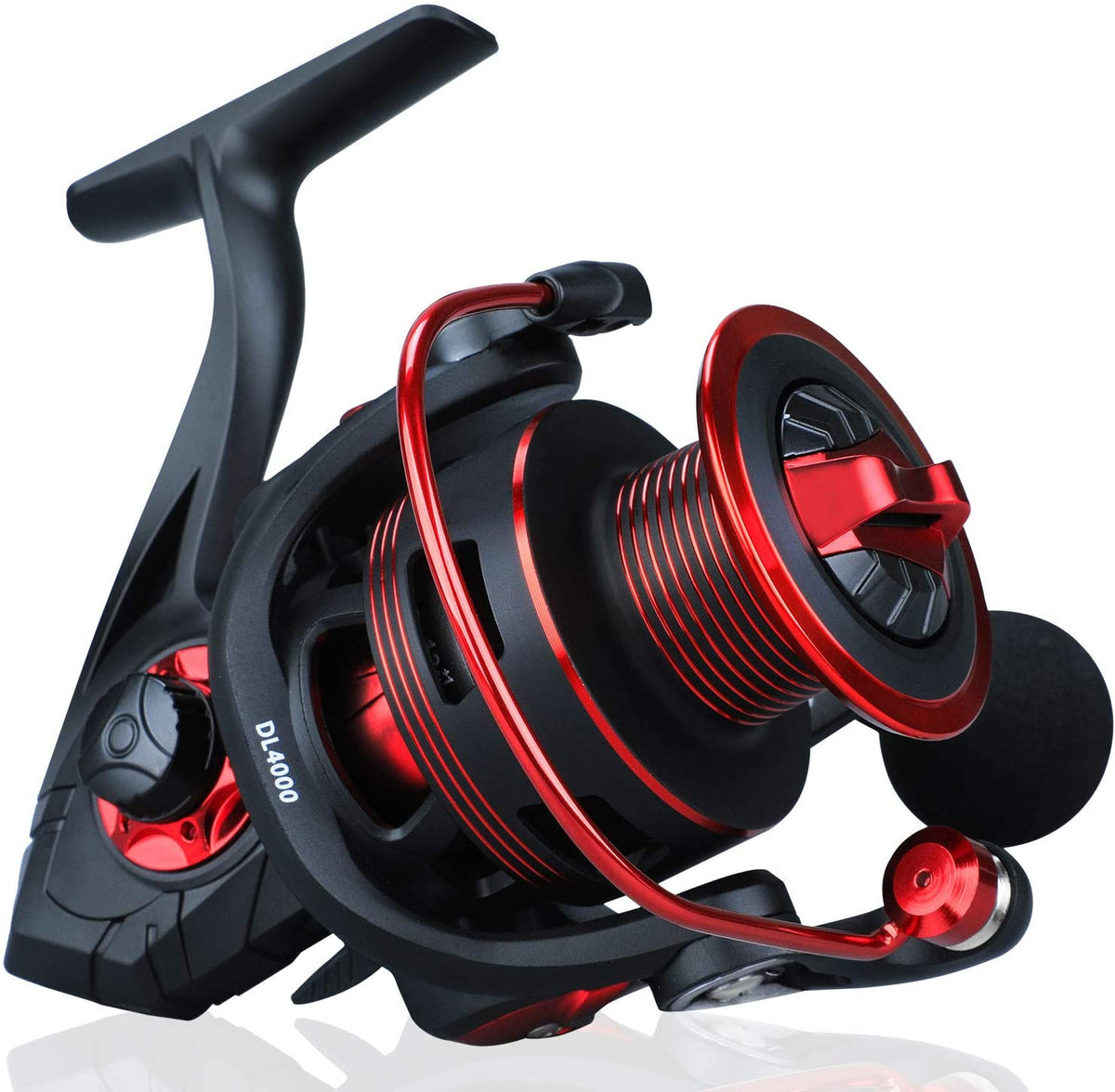 One Bass Fishing reels Light Weight Saltwater Spinning Reel 39.5 LB Carbon Fiber Drag,12+1 BB Ultra Smooth All Aluminum Inshore Reel Saltwater Freshwater
