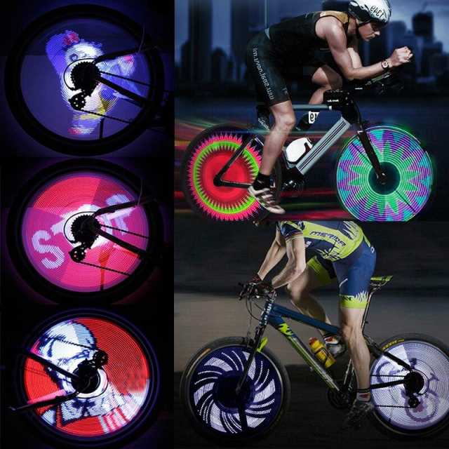 3D Bicycle Spoke LED Lights – jollyrow