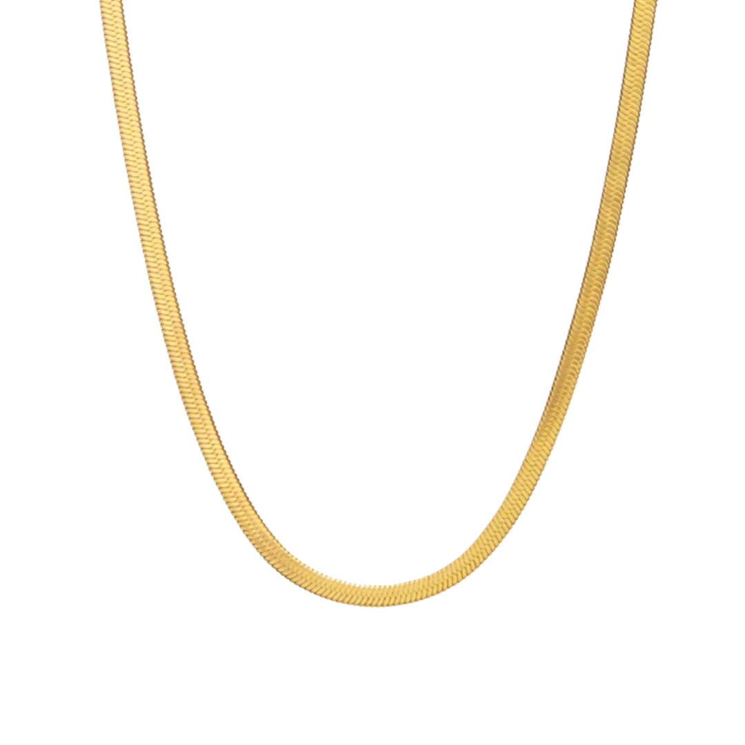 18k gold plated snake chain