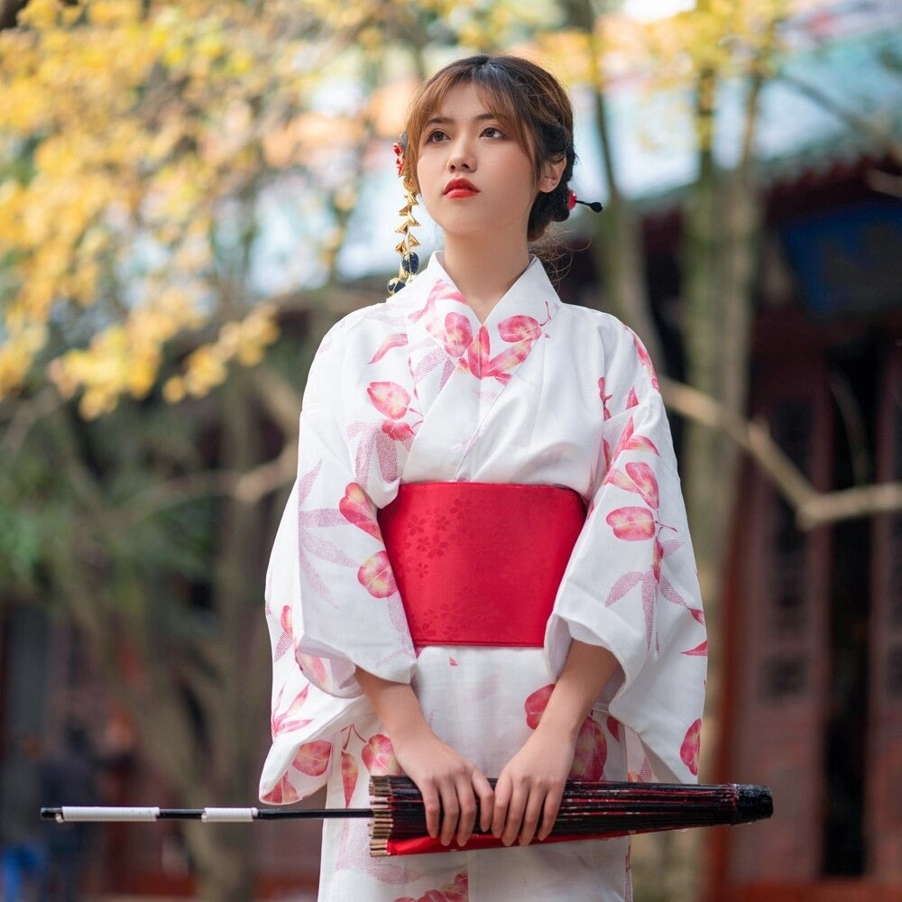Campeonato Desbordamiento un acreedor Kimono Japonés Mujer - Otoño I Sakura Japón – Sakura Japon