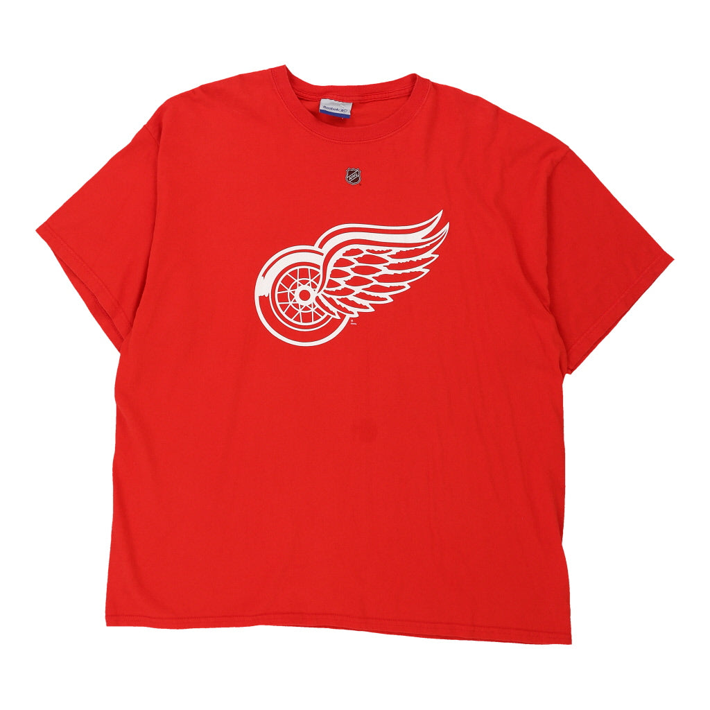 Krav Kategori Angreb Detroit Red Wings Reebok NHL T-Shirt - XL Red Cotton