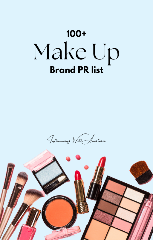 100+ MAKEUP Brand Email List – Influencing With