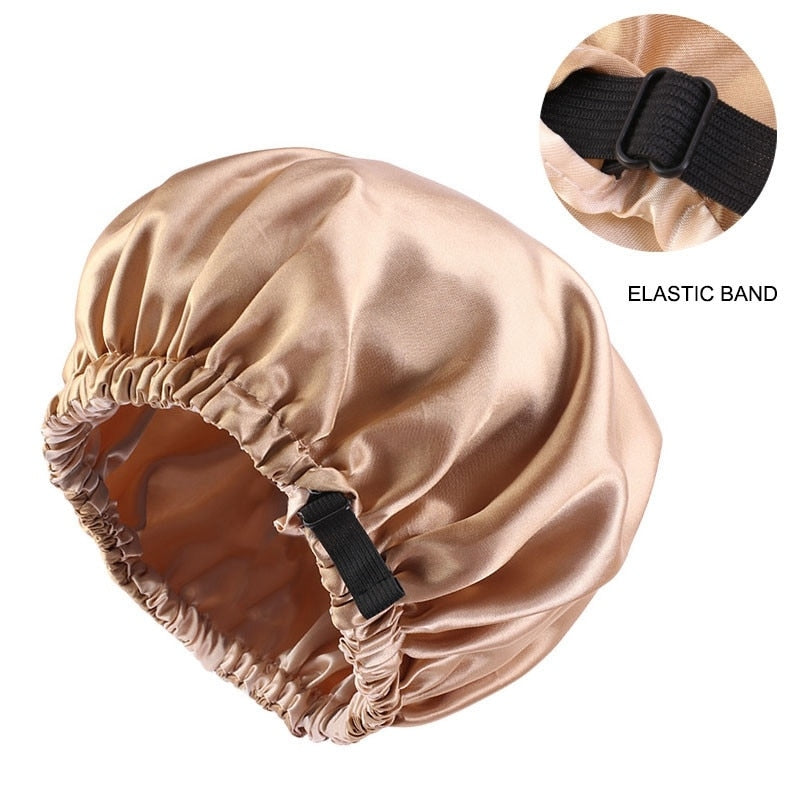 Adjustable Silk Bonnet