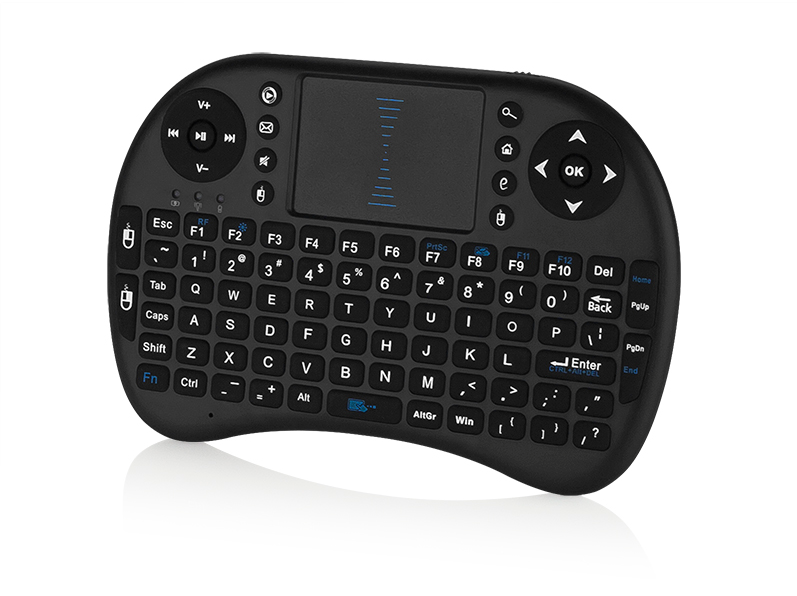 tarwe Afrikaanse Specialist Draadloos mini toetsenbord met touchpad - zwart – ABCstore