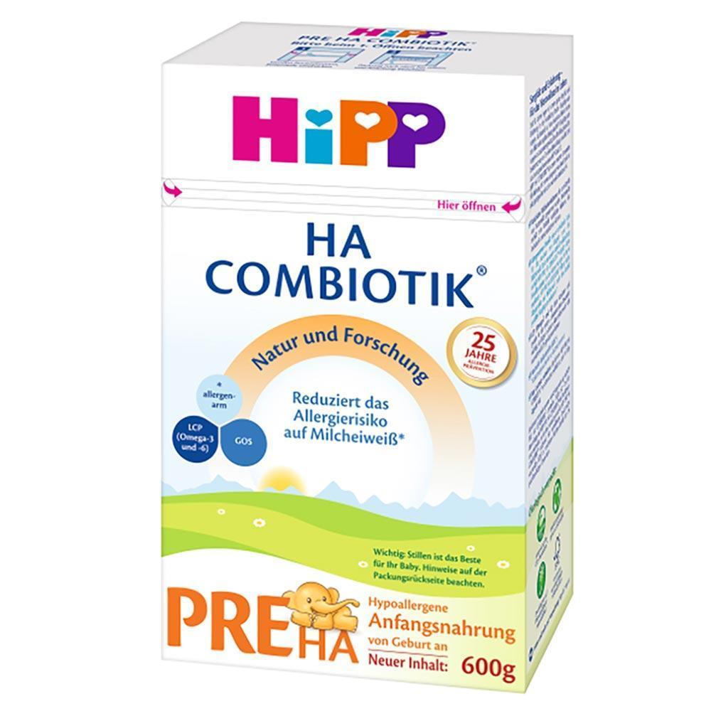 HiPP Hypoallergenic (HA) Stage PRE Combiotic Formula (600g) – German V –  OrganicScouts.com