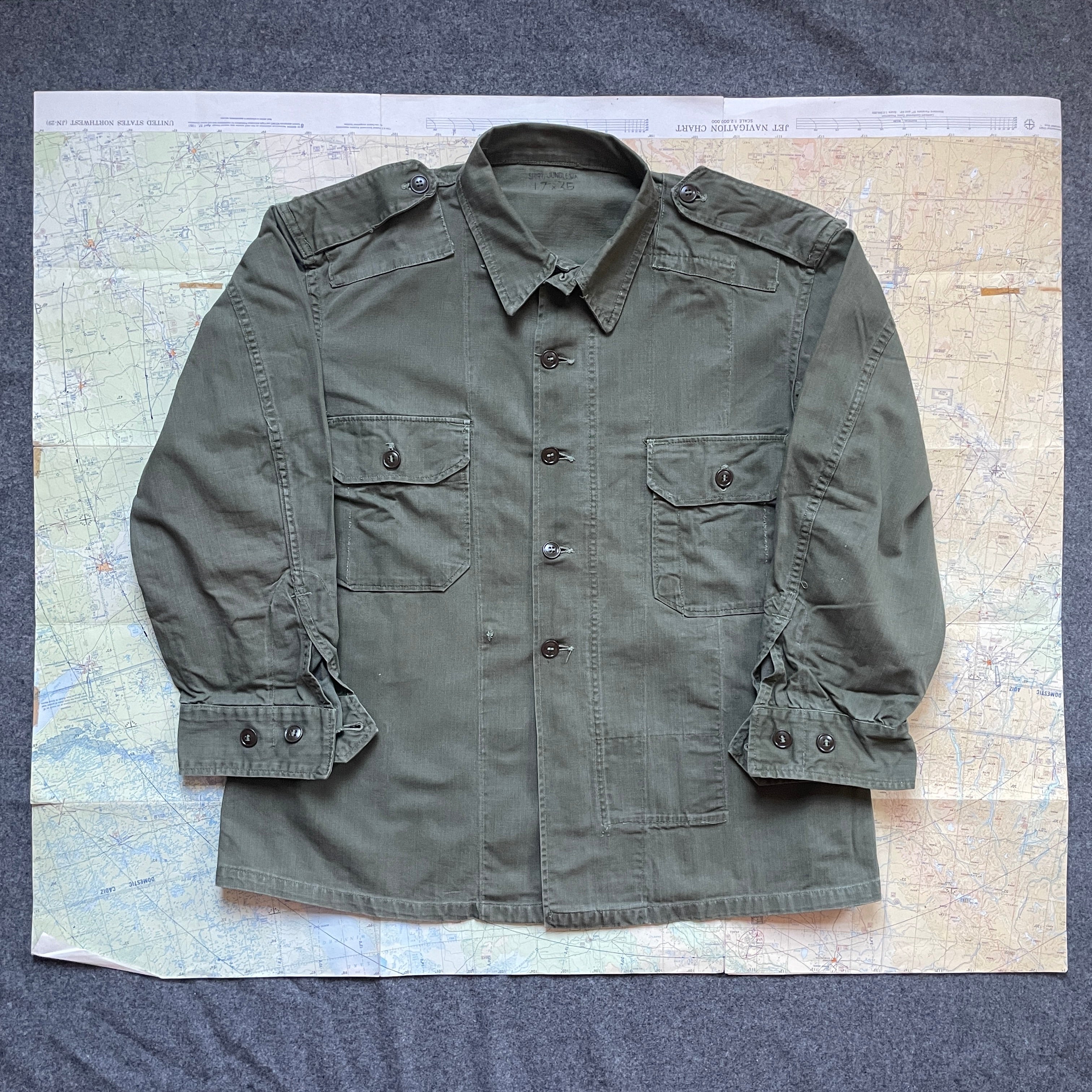 British Amy 1945 War Aid HBT Shirt – The Major's Tailor
