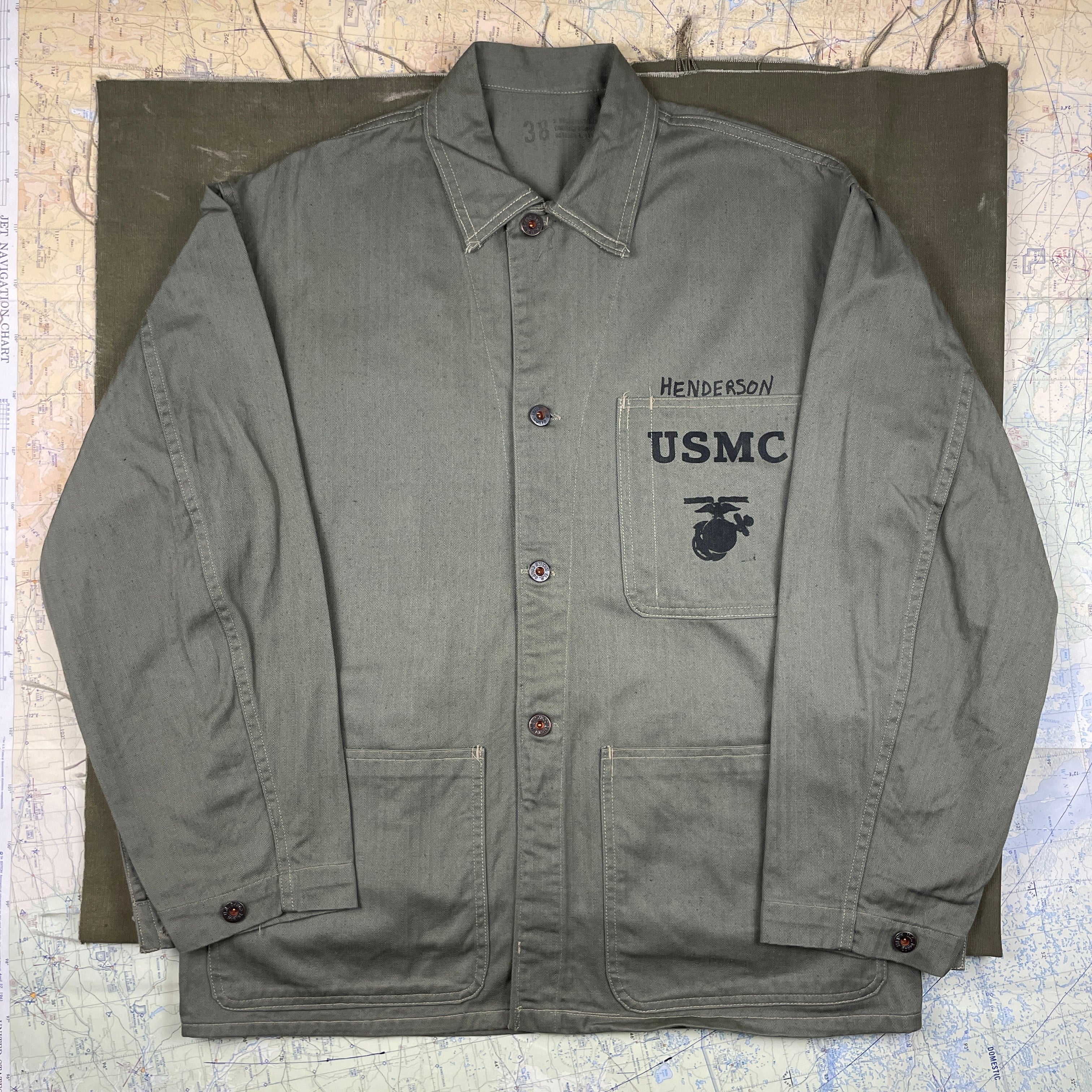 Deadstock USMC P41 HBT Fatigue Shirt – The Major's Tailor