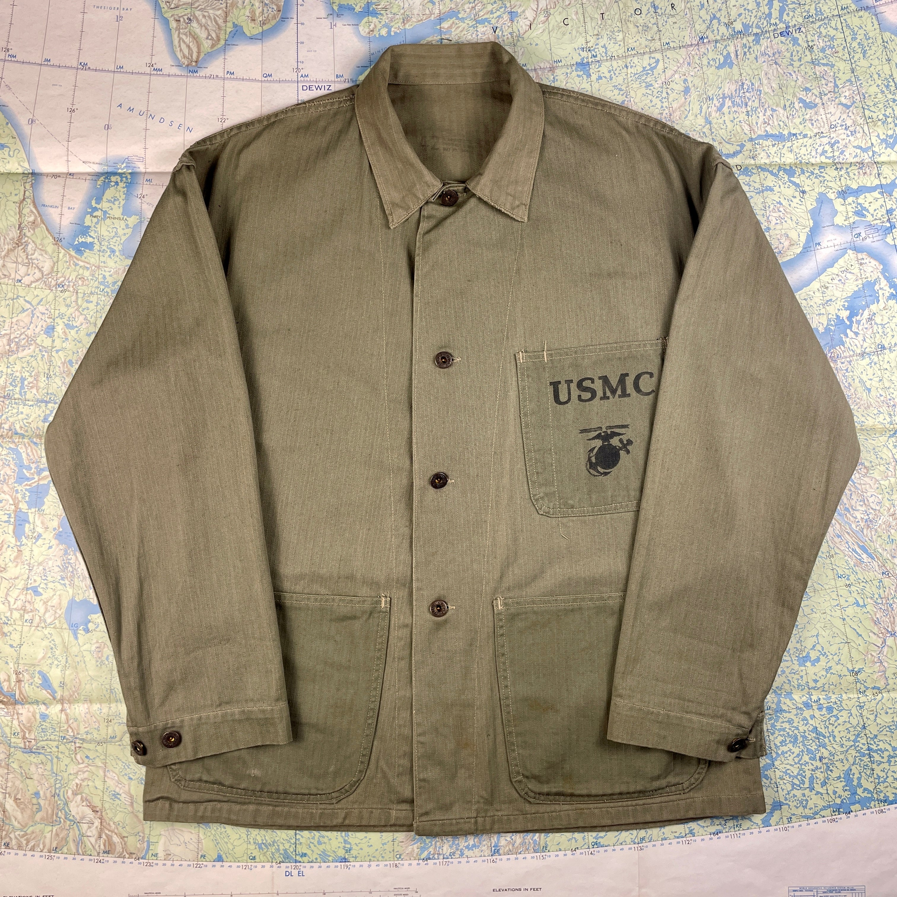 Mint Condition USMC P41 HBT Fatigue Shirt – The Major's Tailor