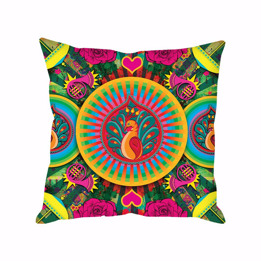 PEACOCK POP CUSHION