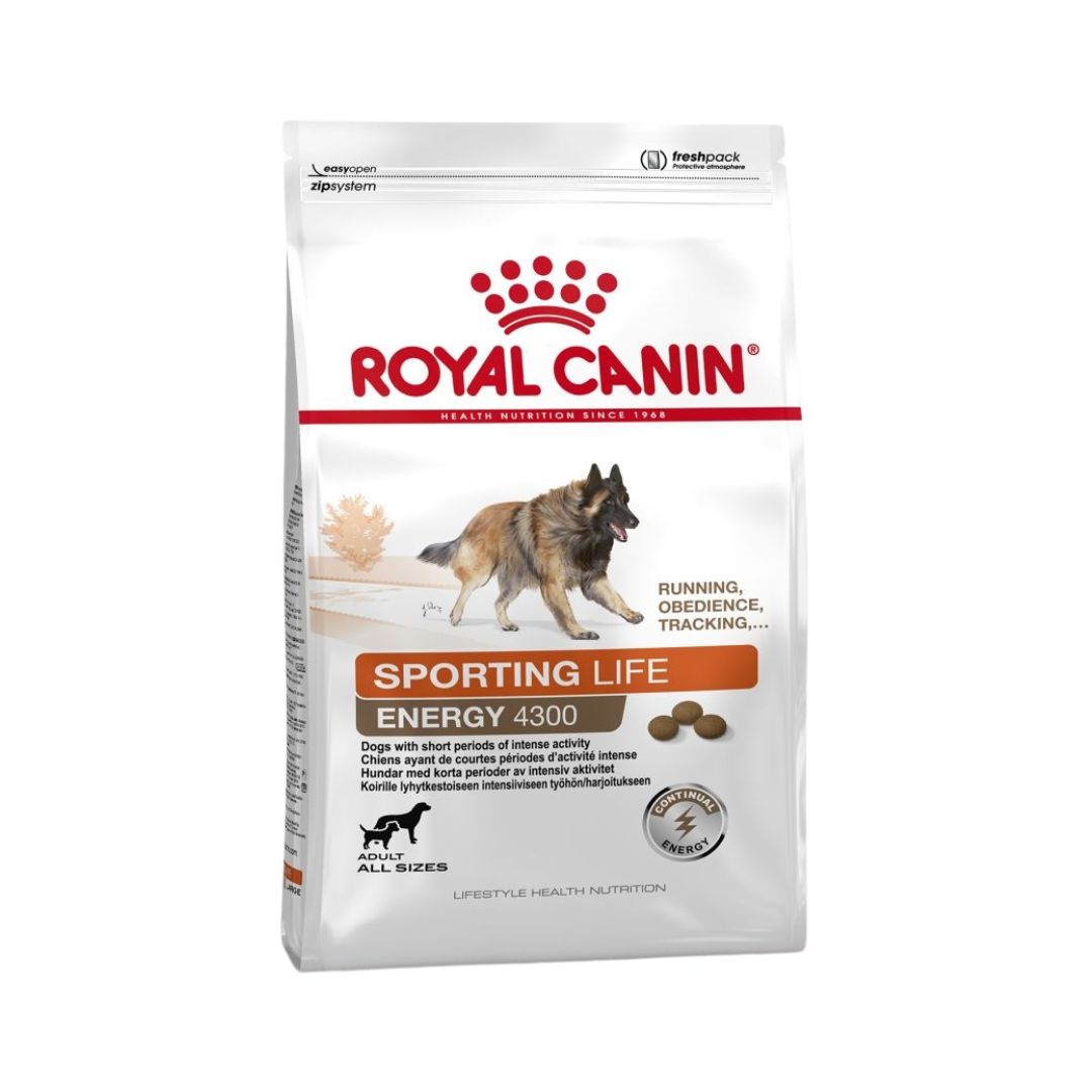 overhead hack Zes Royal Canin LHN Sport Life Energy 4300 Dog Dry Food – Petz.ae