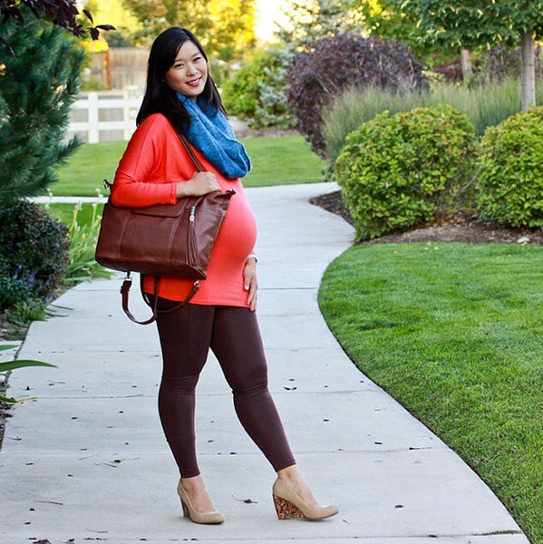 Best Brown Maternity Leggings