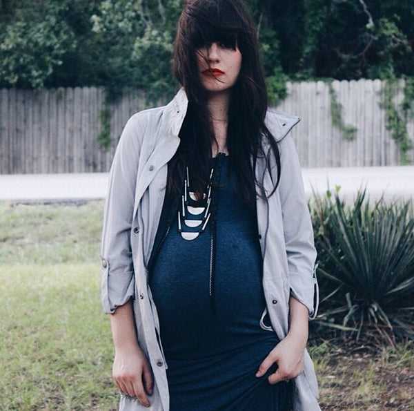 [Bump Style Approved: Pregnancy Q&A with Lauren Christner] - Bump Style Approved: Pregnancy Q&A with Lauren Christner] - [Lauren Christner wearing Maternity Dress]