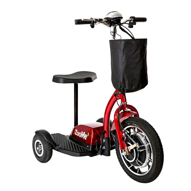 zoome three wheel recreational power scooter