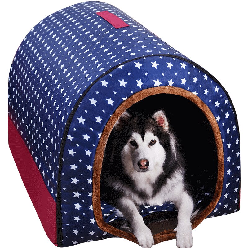 BOLUOYI Pet House Indoor Cat Dog Puppy Warm House Bed Shelter Cozy Nest Mat Pad