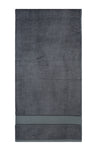 Cantabil Unisex Dark Grey Solid Bath Towel