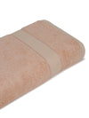 Cantabil Unisex Peach Solid Bath Towel