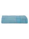 Cantabil Unisex Turquoise Solid Bath Towel