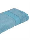 Cantabil Unisex Turquoise Solid Bath Towel