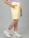 Cantabil Girls Yellow Solid Short