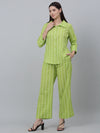 Cantabil Women Green Co-Ord Set