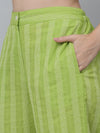Cantabil Women Green Co-Ord Set