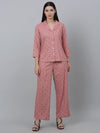 Cantabil Women Pink Co-Ord Set