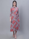 Cantabil Women Multicolored Printed Dress (7136102383755)