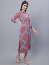 Cantabil Women Multicolored Printed Dress (7136102383755)