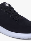 Cantabil Men's Black Solid Lace-Up Casual Shoes