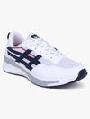 Cantabil Men's White Solid Lace-Up Running Shoes