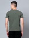 Cantabil Men Olive T-Shirt (7133835067531)