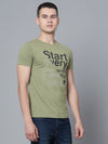 Cantabil Men Green T-Shirt (7133836509323)
