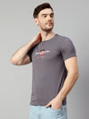 Cantabil Men Dark Grey T-Shirt (7113879945355)