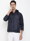 Cantabil Men Navy Blue Jacket (7047824474251)