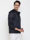 Cantabil Men Navy Blue Jacket (7047824474251)