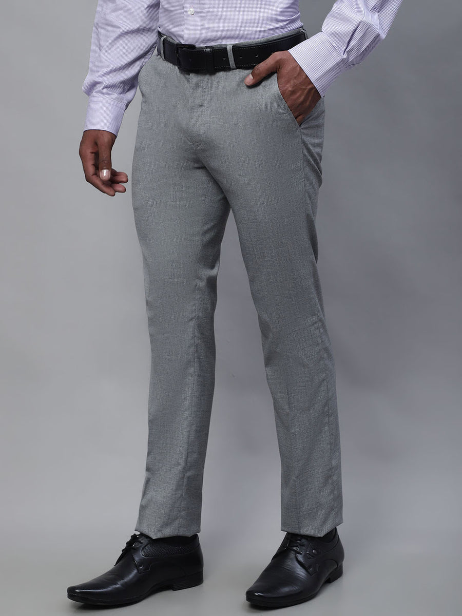 Cantabil Men Grey Trouser