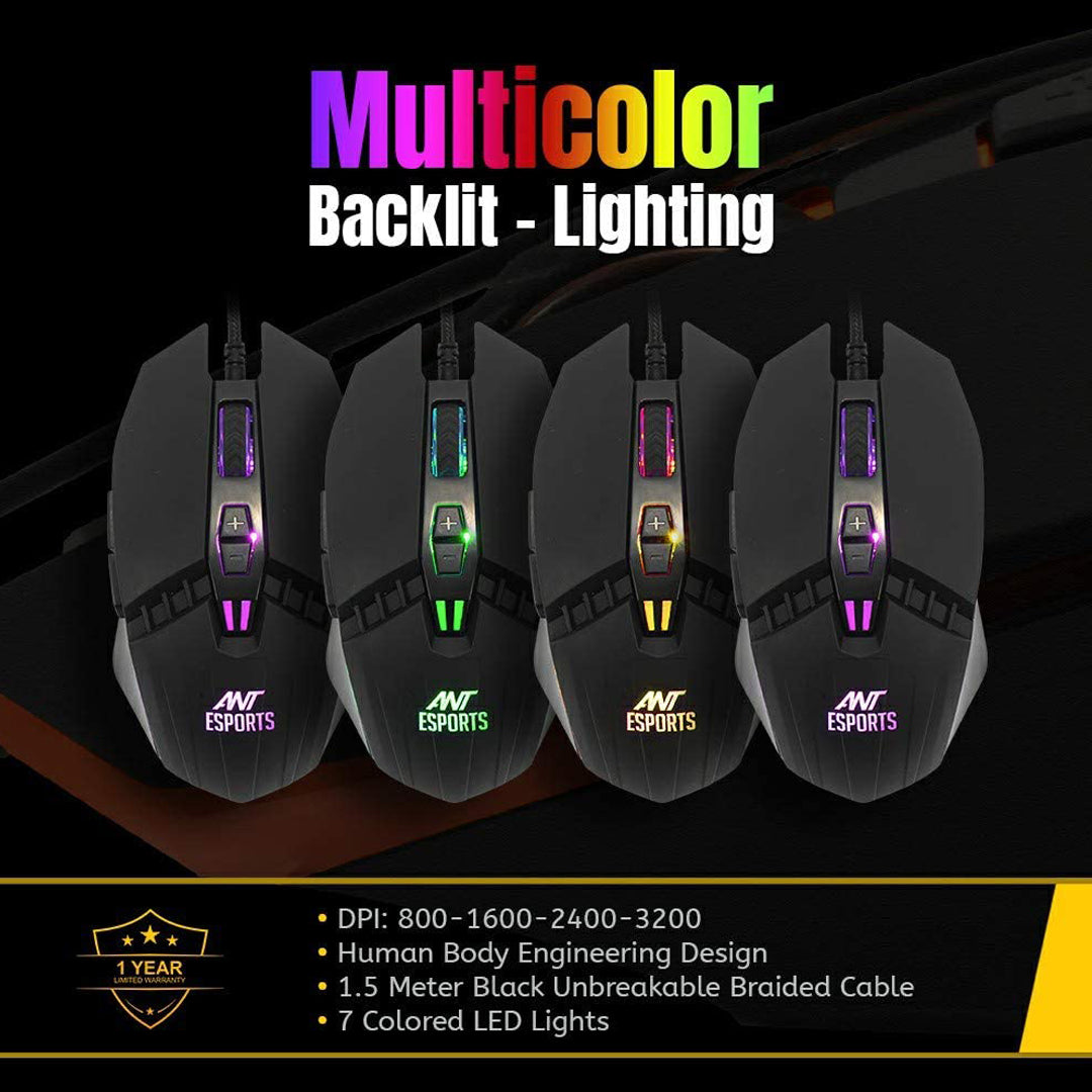 ant esports rgb keyboard and mouse