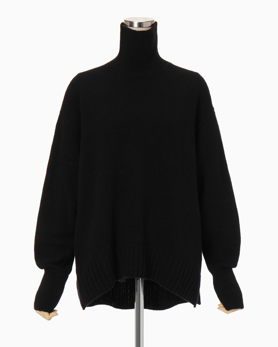 15 Basic Cashmere High Neck Knit Top - Mame Kurogouchi