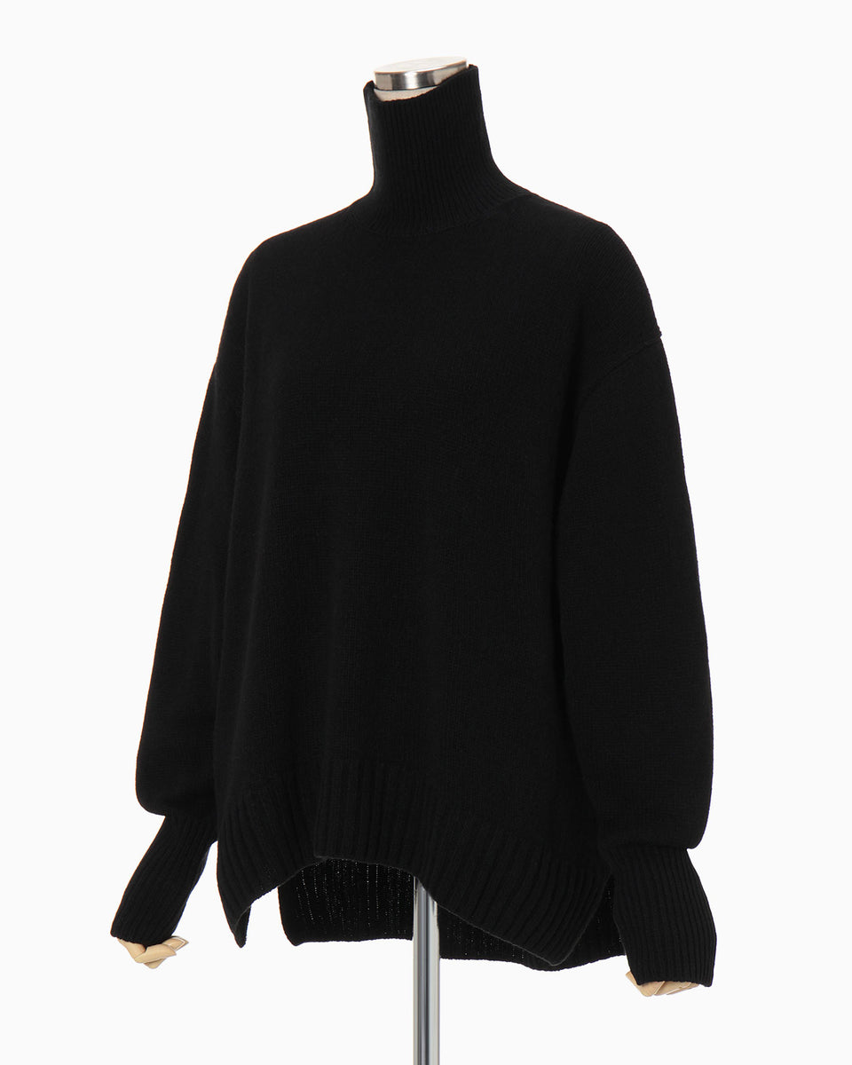 15 Basic Cashmere High Neck Knit Top - Mame Kurogouchi