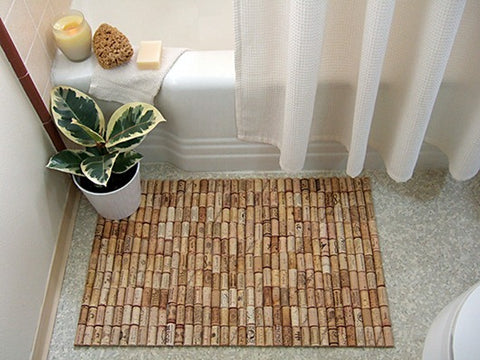 Cork Wine Bath Mat