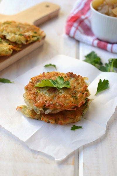 Eggless Latkes